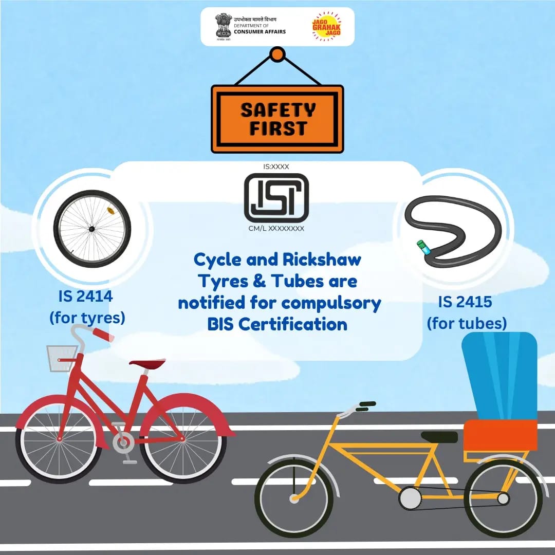 BIS Certification Rubber Tyres & Tubes